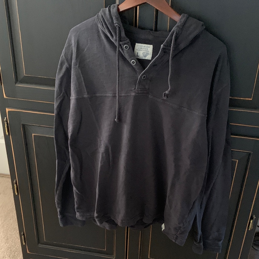Lucky Brand Dark Gray Men's Hoodie